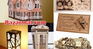 ساخت لوازم دکوری چوبی با دستگاه برش لیزر