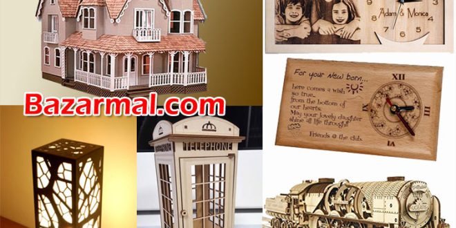 ساخت لوازم دکوری چوبی با دستگاه برش لیزر